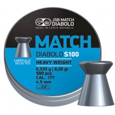 Diabolky JSB Blue Match S100 kal. 4,5mm 500 kusov